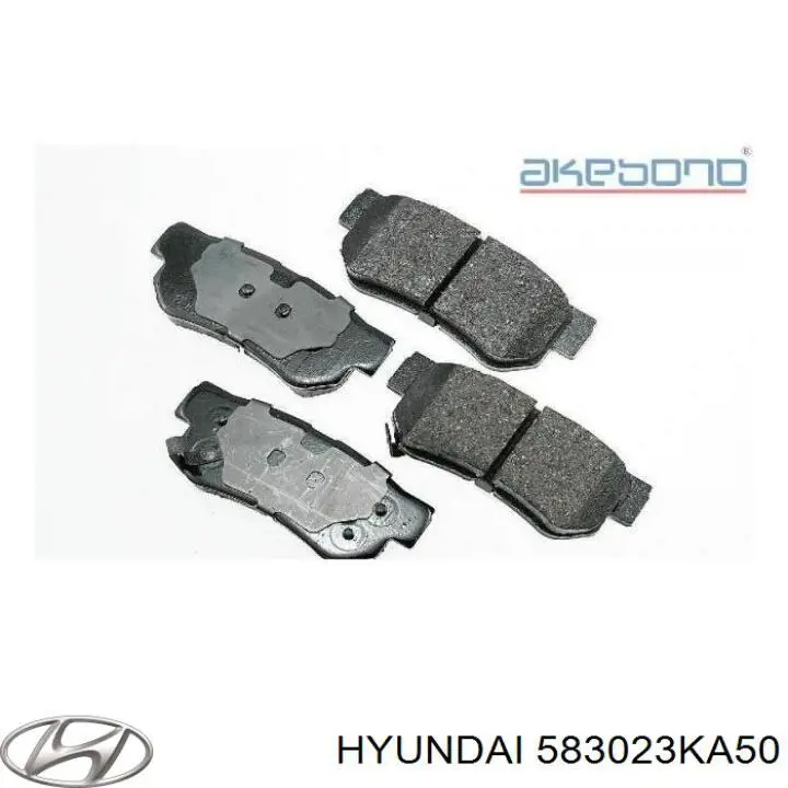 Колодки гальмові задні, дискові 583023KA50 Hyundai/Kia