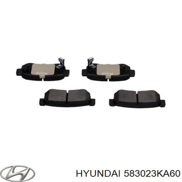 Задні гальмівні колодки 583023KA60 Hyundai/Kia