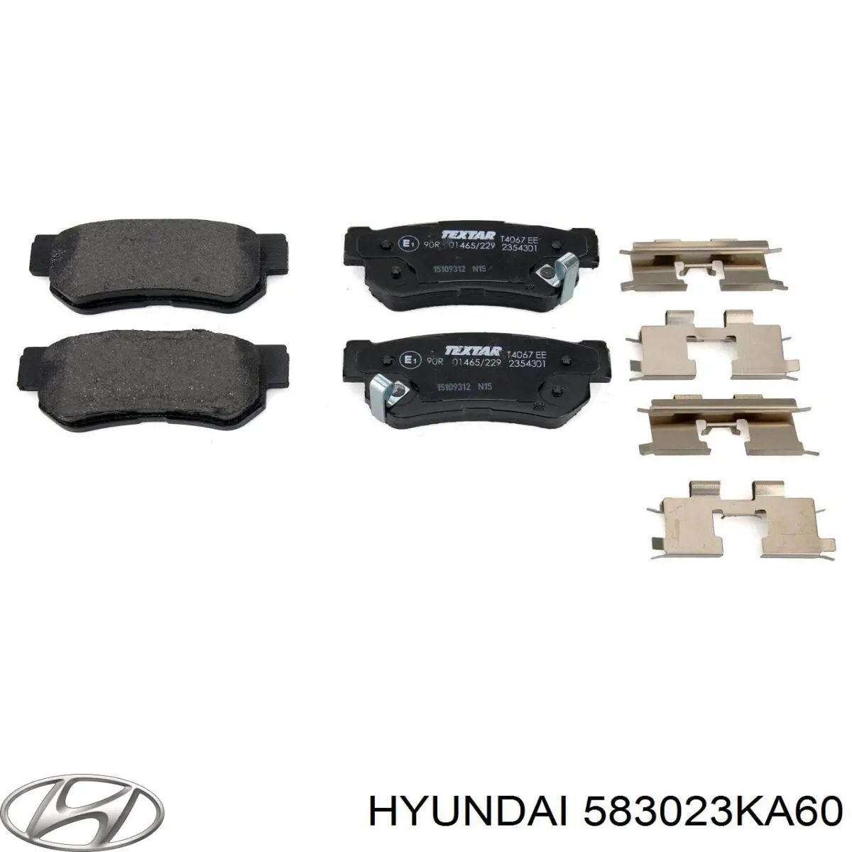 583023KA60 Hyundai/Kia Колодки гальмівні задні, дискові