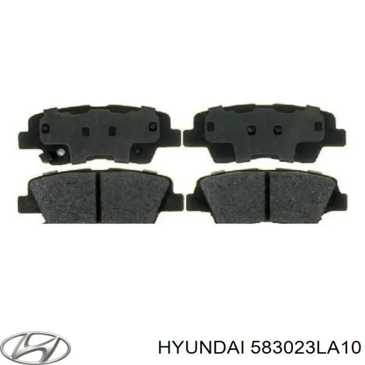 Задні гальмівні колодки 583023LA10 Hyundai/Kia
