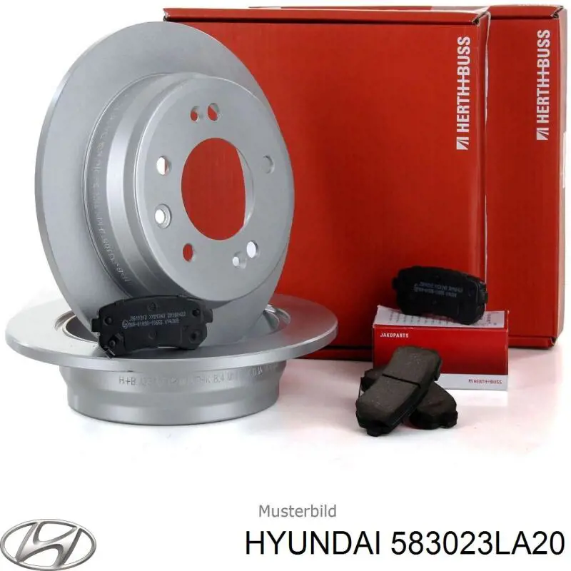 583023LA20 Hyundai/Kia колодки гальмові задні, дискові