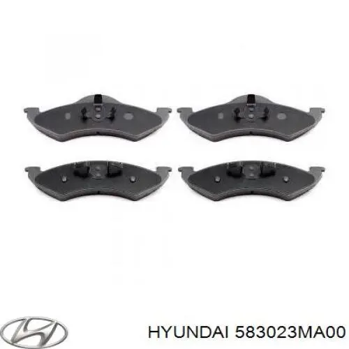 583023MA00 Hyundai/Kia колодки гальмові задні, дискові