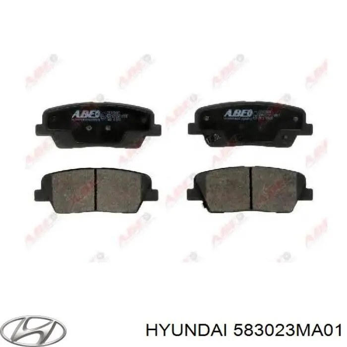 583023MA01 Hyundai/Kia колодки гальмові задні, дискові