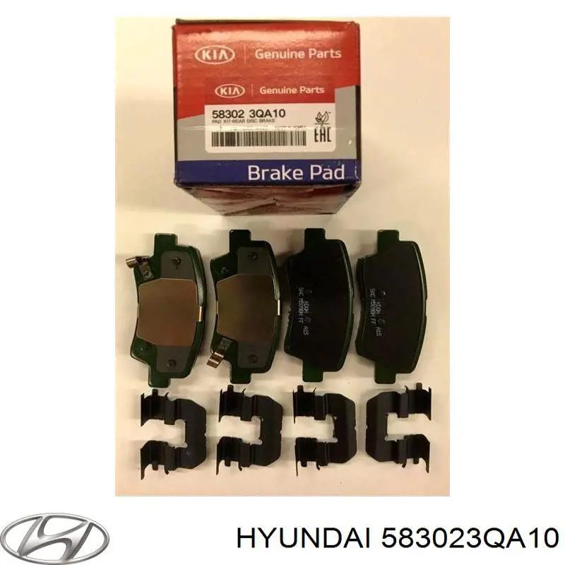 583023QA10 Hyundai/Kia колодки гальмові задні, дискові