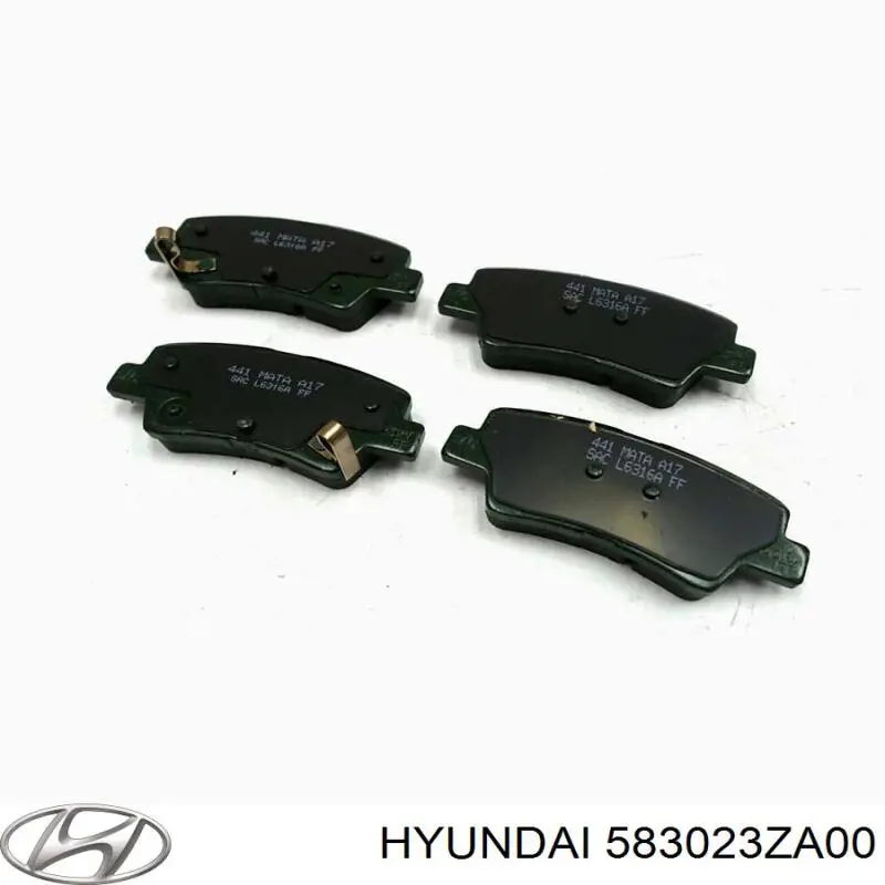 Купити 583023ZA00 Hyundai/Kia Задні колодки