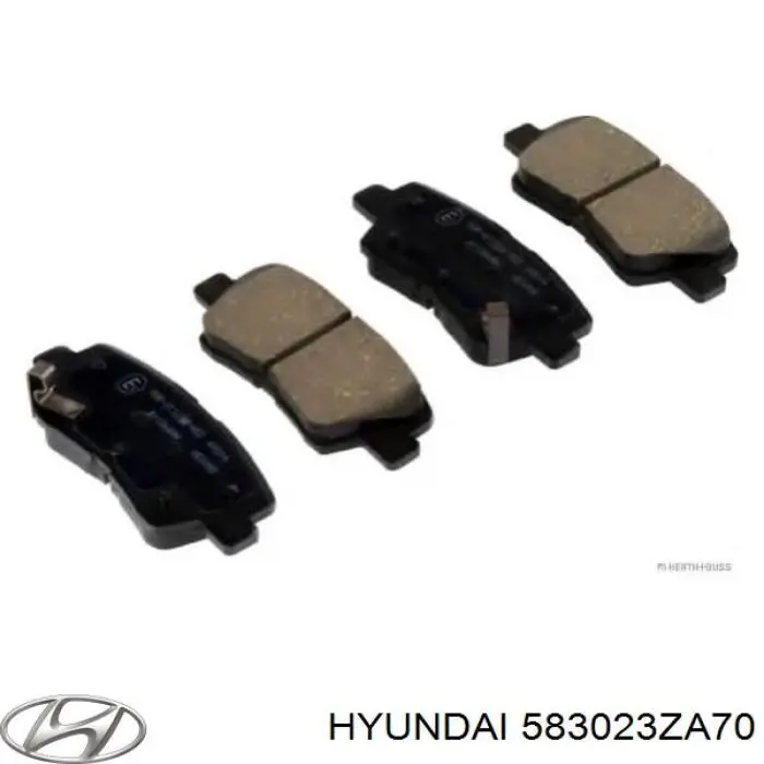 Задні дискові колодки Hyundai/Kia 58302D3A71