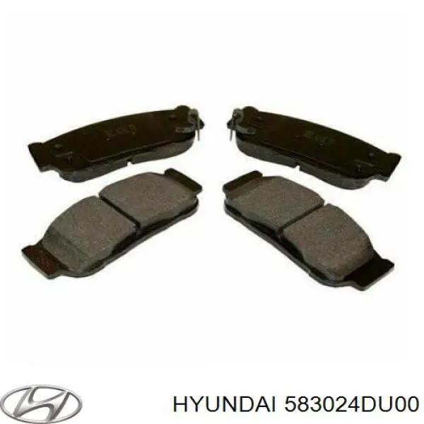 583024DU00 Hyundai/Kia колодки гальмові задні, дискові