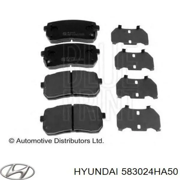 Купити 583024HA50 Hyundai/Kia Задні колодки