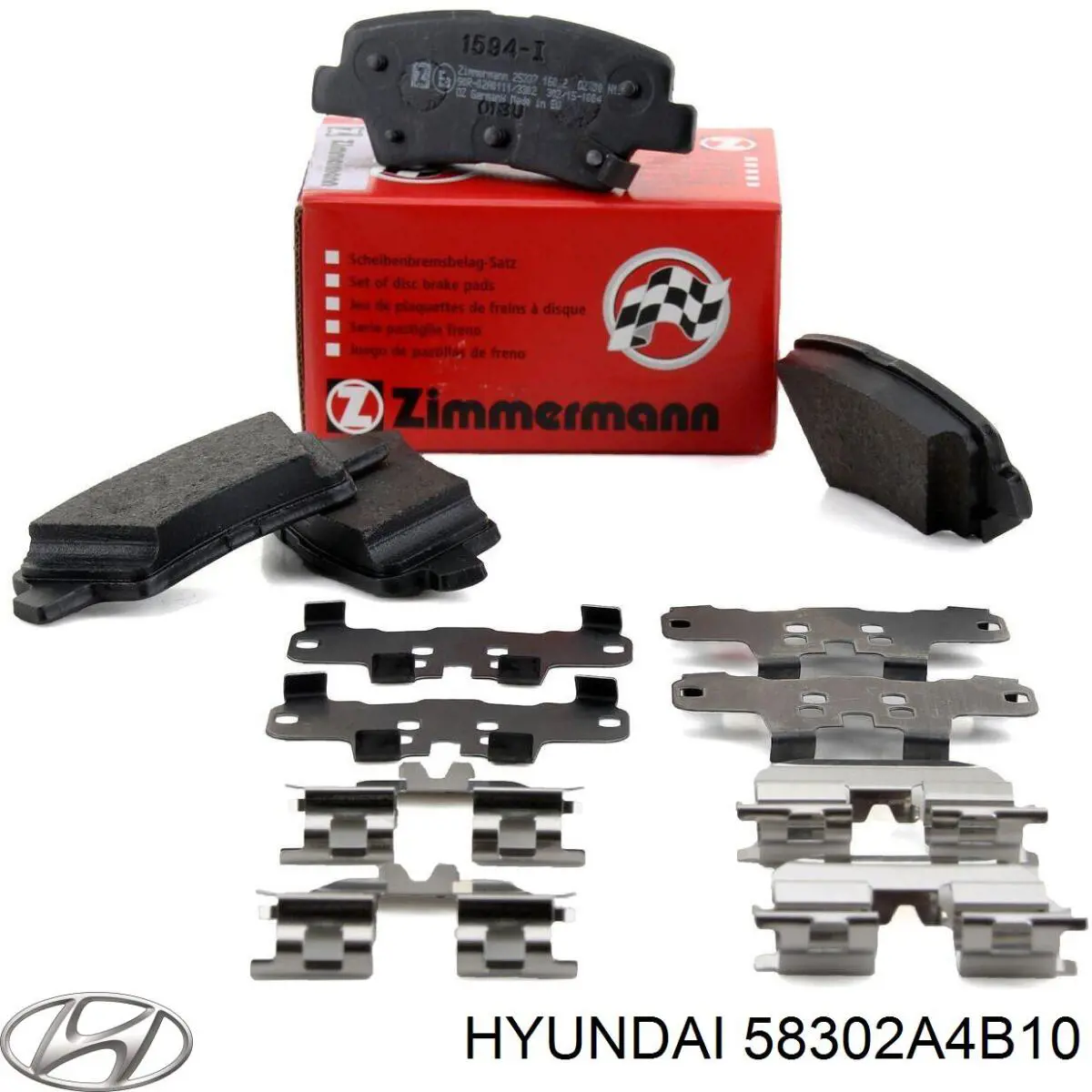 Задні гальмівні колодки Hyundai/Kia 58302A4B10 ціна, від 15.75 USD