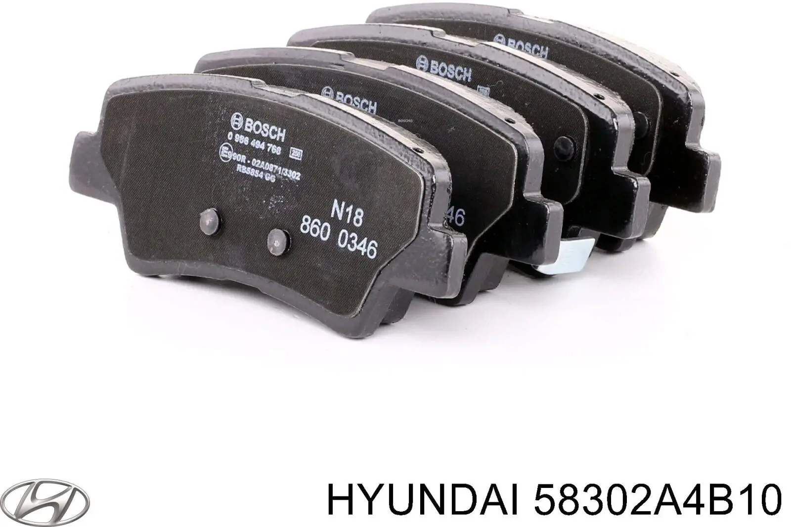 Задні гальмівні колодки Hyundai/Kia 58302A4B10 ціна, від 15.75 USD