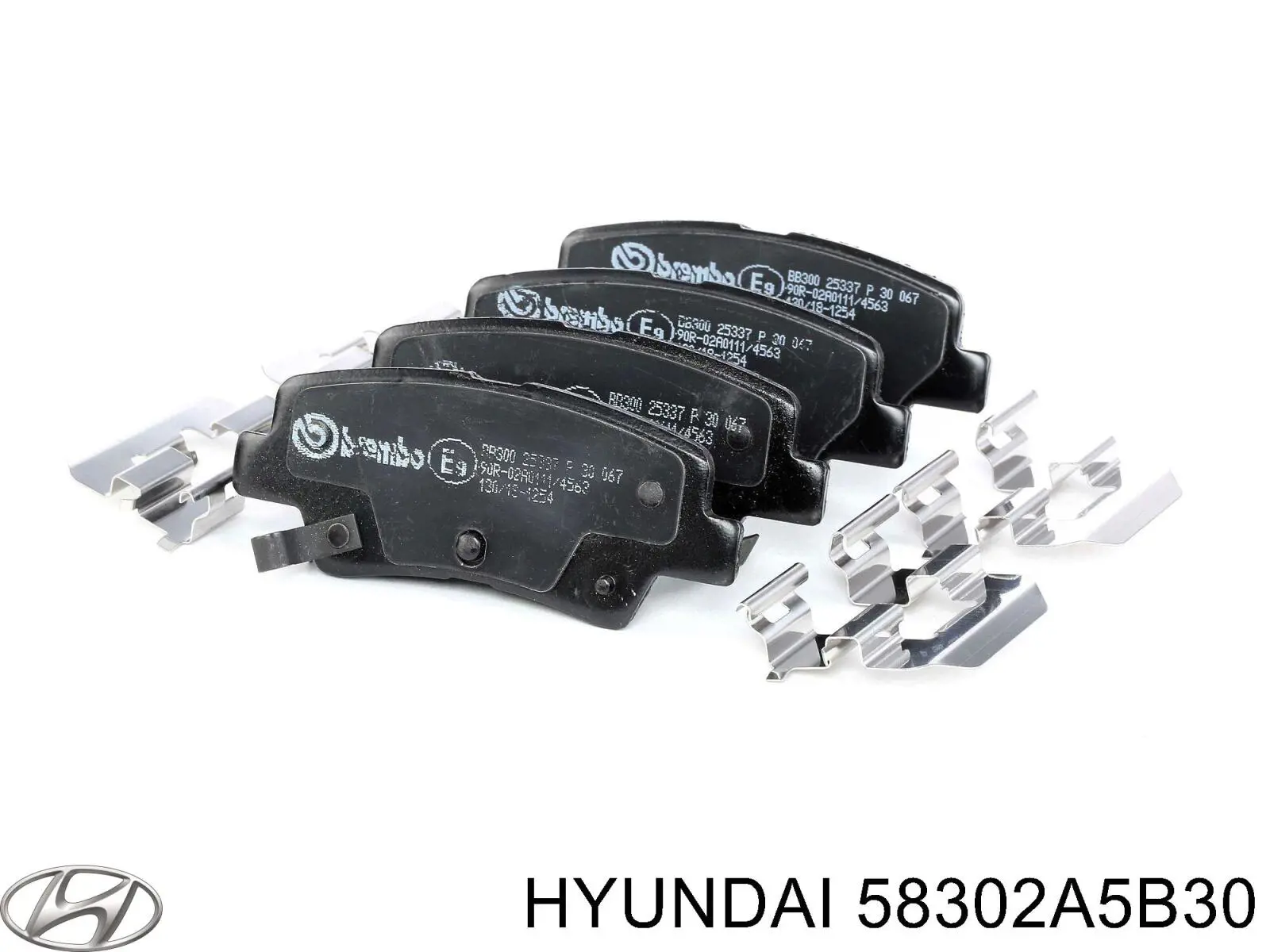 58302A5B30 Hyundai/Kia колодки гальмові задні, дискові