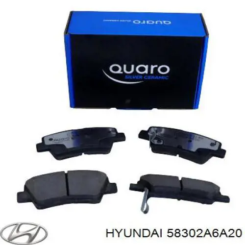 Купити 58302A6A20 Hyundai/Kia Задні колодки