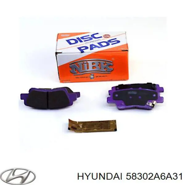 Задні дискові колодки Hyundai/Kia 58302A6A31