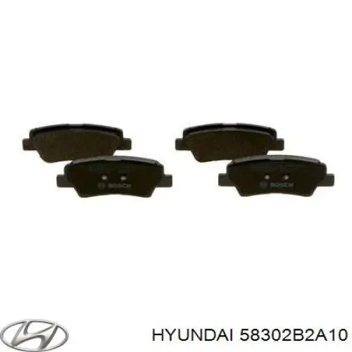 58302B2A10 Hyundai/Kia колодки гальмові задні, дискові