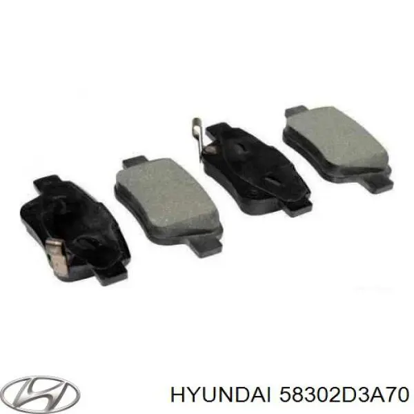 Задні дискові колодки Hyundai/Kia 58302D3A70
