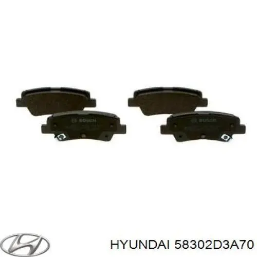 Купити 58302D3A70 Hyundai/Kia Задні колодки