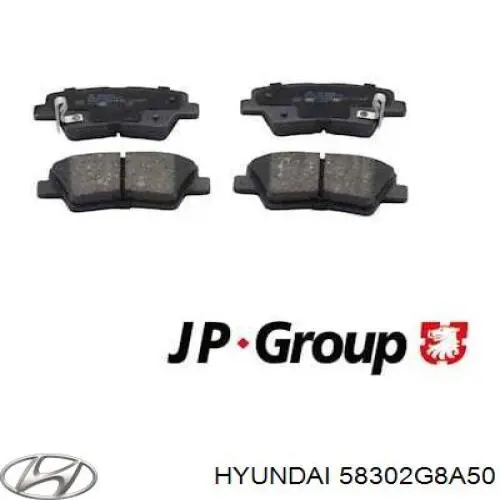 Задні гальмівні колодки Hyundai/Kia 58302G8A50 ціна, від 32.40 USD