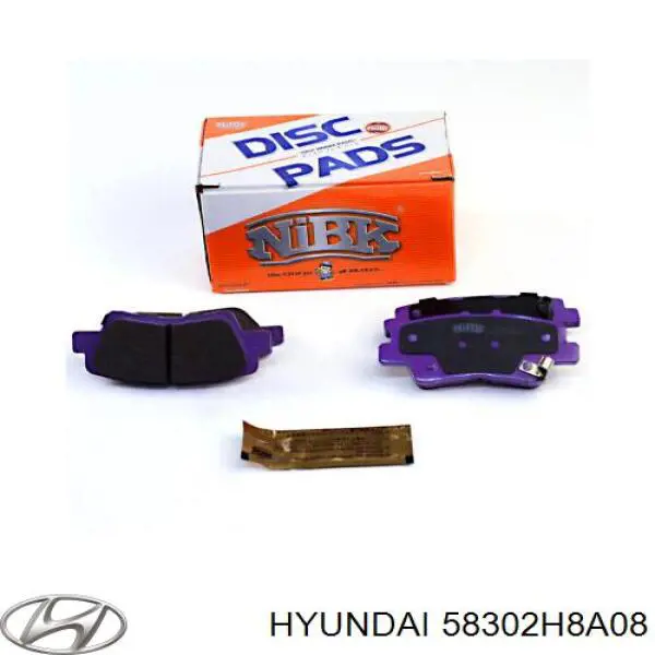 Купити 58302H8A08 Hyundai/Kia Задні колодки