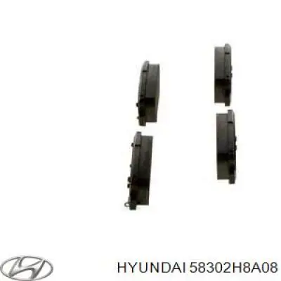 Задні дискові колодки Hyundai/Kia 58302H8A08