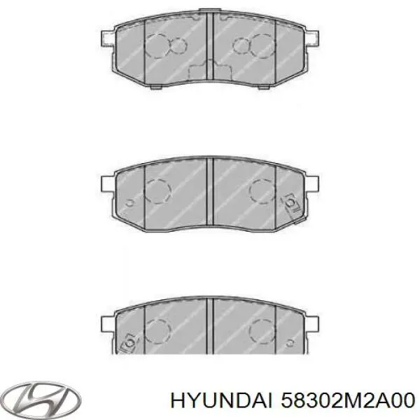 Купити 58302M2A00 Hyundai/Kia Задні колодки