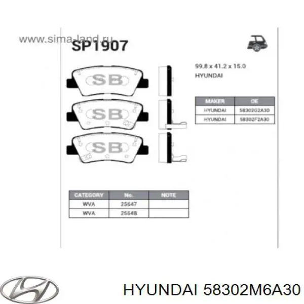 58302M6A30 Hyundai/Kia 