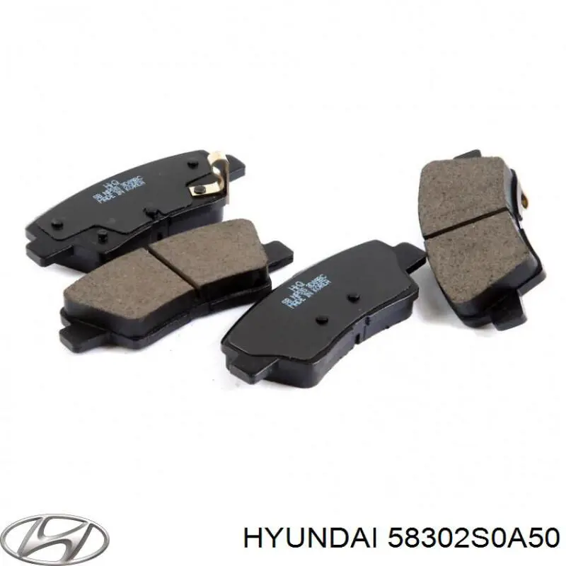 Задні гальмівні колодки 58302S0A30 Hyundai/Kia