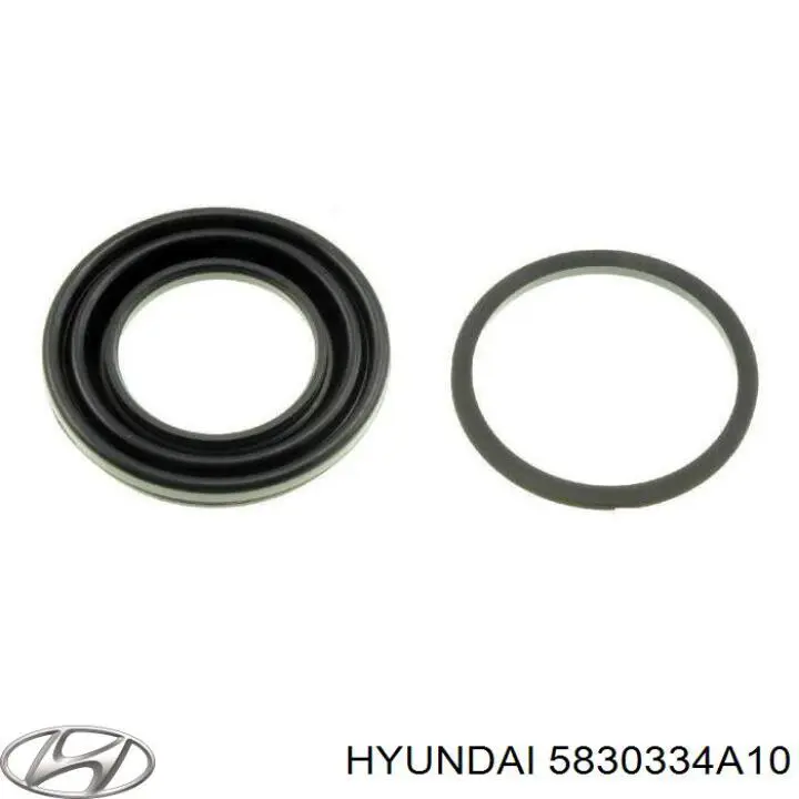 Купити 5830334A10 Hyundai/Kia Супорт гальмівного, заднього