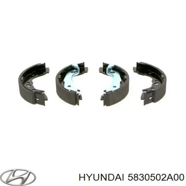 Купити 5830502A00 Hyundai/Kia Колодки гальмові задні, барабанні
