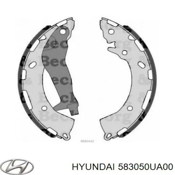 Колодки гальмові задні, барабанні Hyundai/Kia 583050UA00 ціна, від 20.25 USD