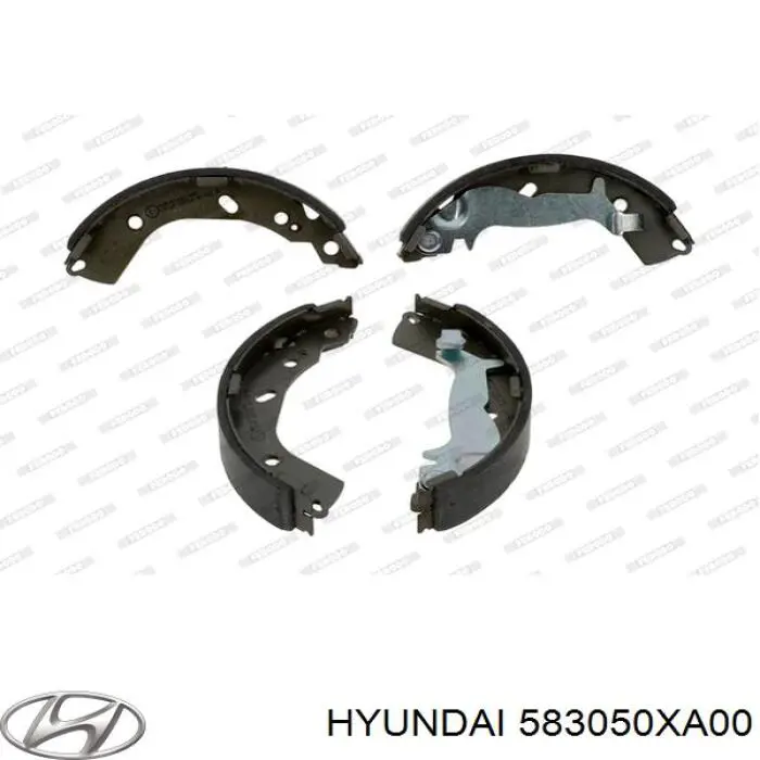 Колодки гальмові задні, барабанні 583050XA00 Hyundai/Kia