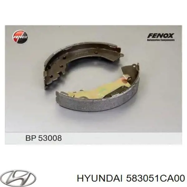 Купити 583051CA00 Hyundai/Kia Колодки гальмові задні, барабанні