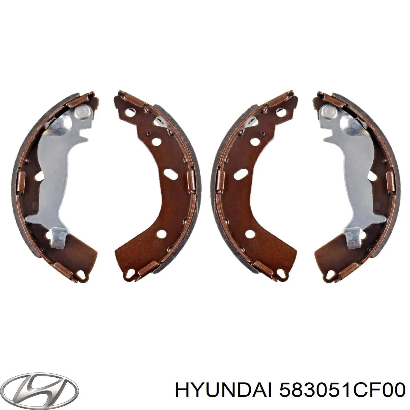 583051CF00 Hyundai/Kia колодки гальмові задні, барабанні