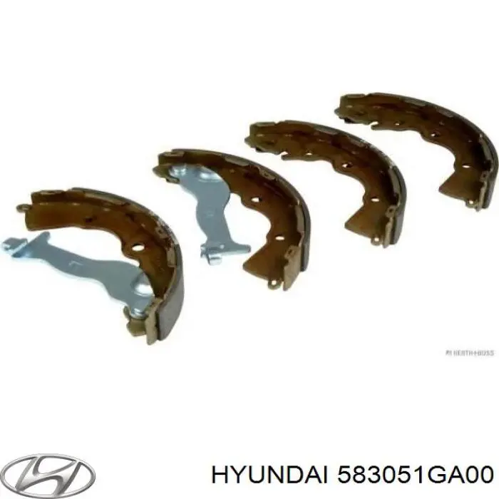Купити 583051GA00 Hyundai/Kia Колодки гальмові задні, барабанні