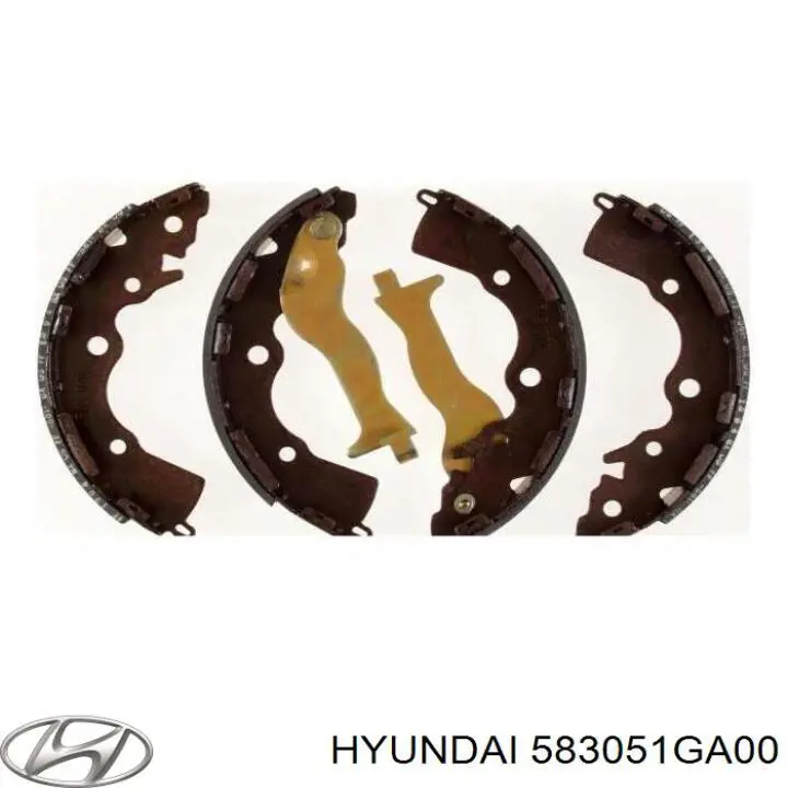 583051GA00 Hyundai/Kia колодки гальмові задні, барабанні