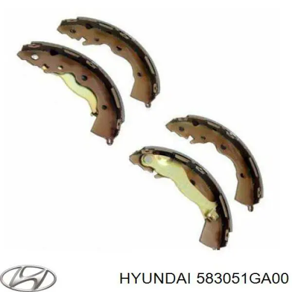 Колодки гальмові задні, барабанні Hyundai/Kia 583051GA00 ціна, від 17.69 USD