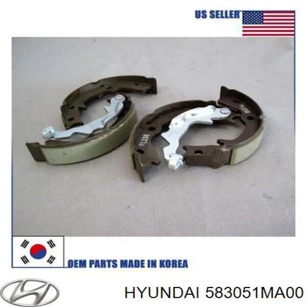583051MA00 Hyundai/Kia колодки ручника/стоянкового гальма