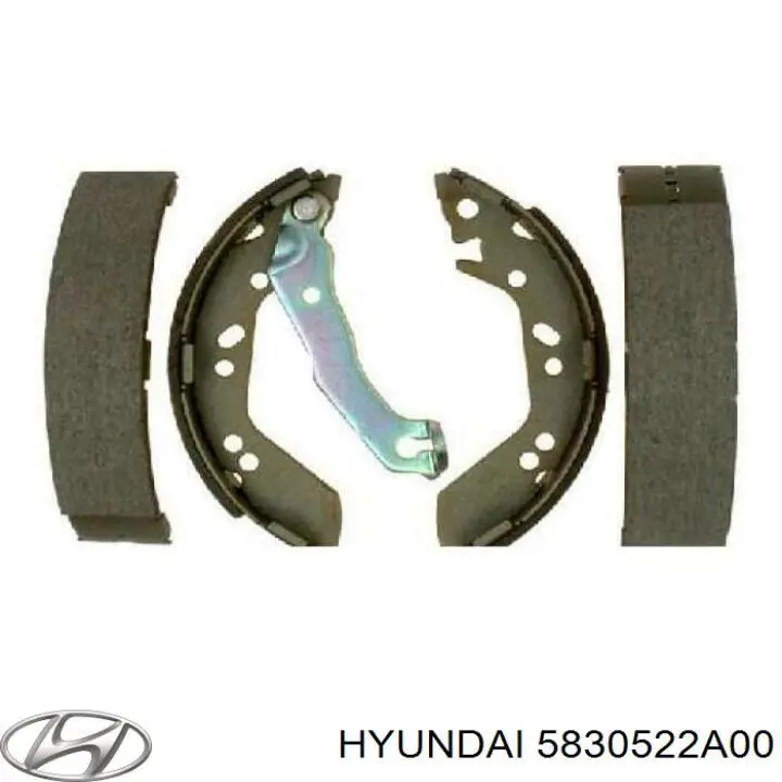 Колодки гальмові задні, барабанні Hyundai/Kia 5830522A00 ціна, від 13.68 USD
