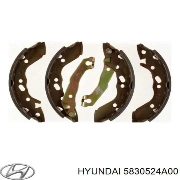 Колодки гальмові задні, барабанні 5830524A00 Hyundai/Kia