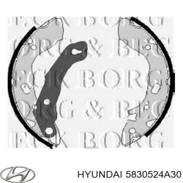 Гальма робочі задні ножні і гальмівні барабани Hyundai/Kia 5830523A00