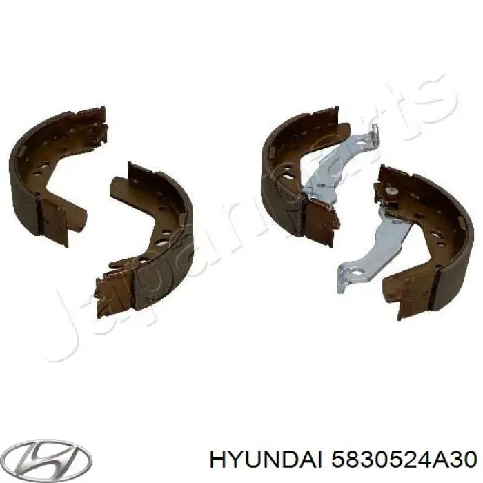 Колодки гальмові задні, барабанні Hyundai/Kia 5830524A30 ціна, від 15.19 USD
