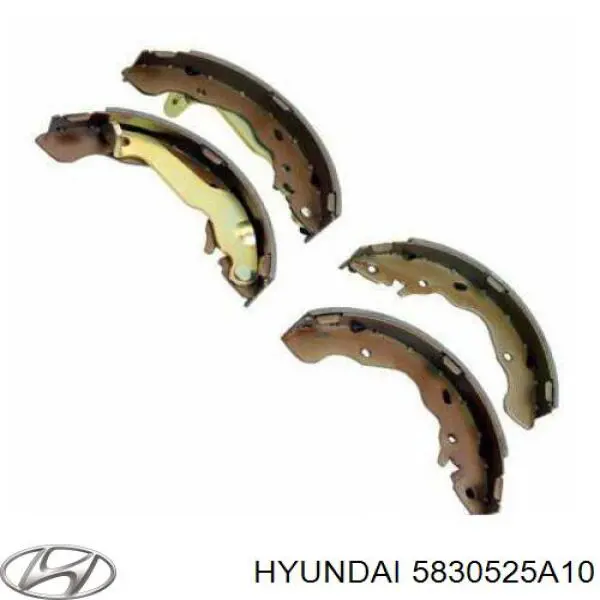 Купити 5830525A10 Hyundai/Kia Колодки гальмові задні, барабанні