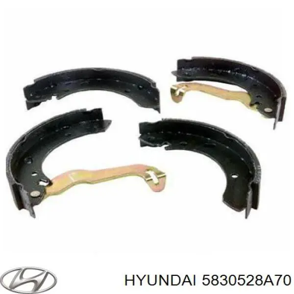 5830528A70 Hyundai/Kia Колодки гальмівні задні, барабанні