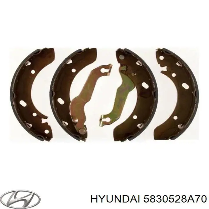 Колодки гальмові задні, барабанні 5830528A70 Hyundai/Kia