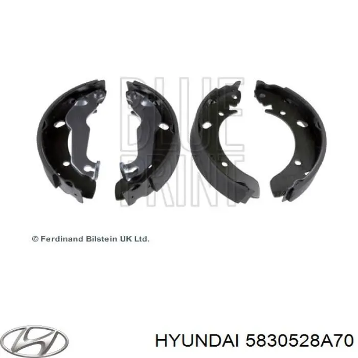Купити 5830528A70 Hyundai/Kia Колодки гальмові задні, барабанні