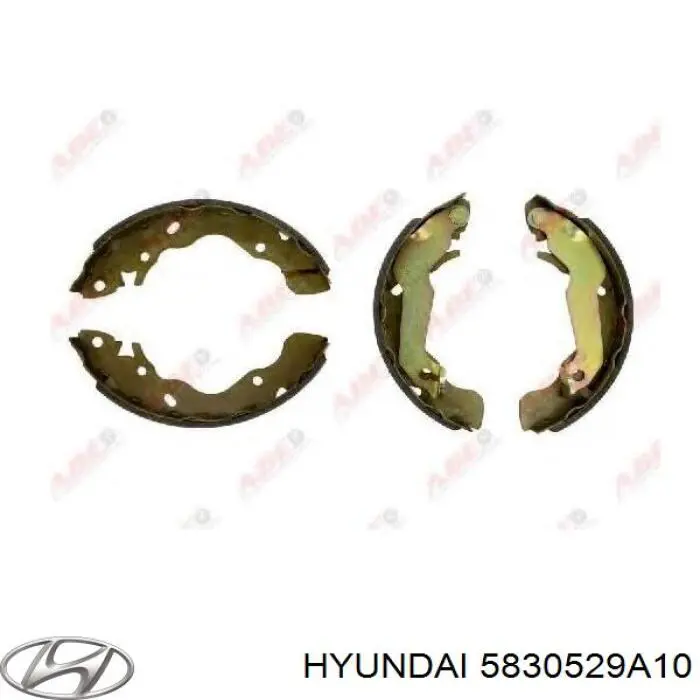 5830529A10 Hyundai/Kia колодки гальмові задні, барабанні