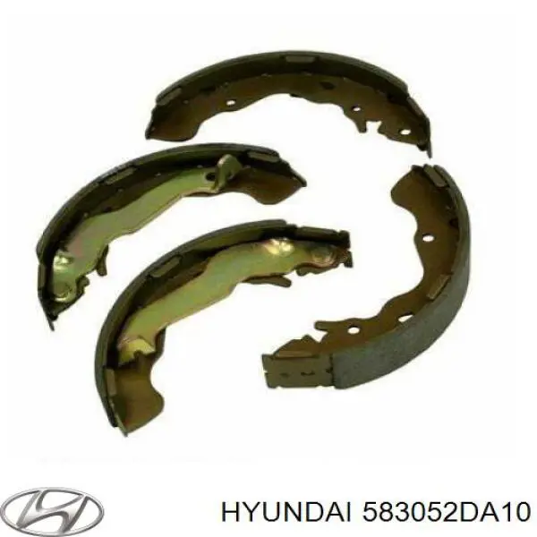 Купити 583052DA10 Hyundai/Kia Колодки гальмові задні, барабанні