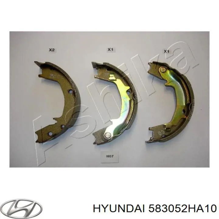 KBS3413 Kavo Parts Колодки гальмівні задні, барабанні