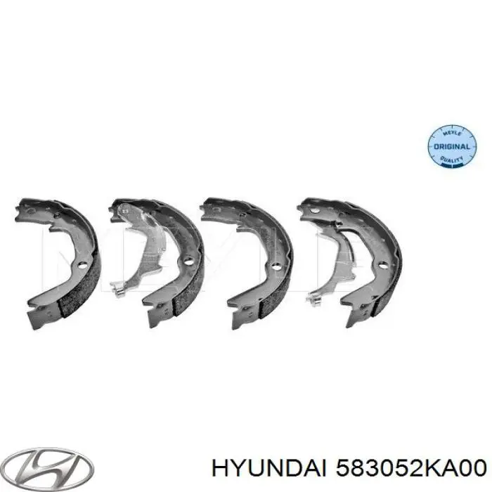 Колодки ручника / стоянкового гальма Hyundai/Kia 583052KA00 ціна, від 15.03 USD