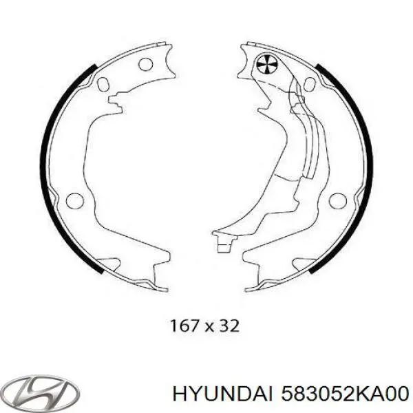 Колодки ручника / стоянкового гальма Hyundai/Kia 583052KA00 ціна, від 15.03 USD