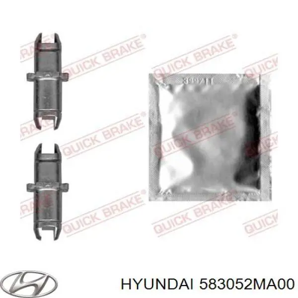 Колодки ручника/стоянкового гальма 583052MA00 Hyundai/Kia